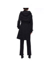 Detachable Hood Teffeta Kensington Trench Coat Black - BURBERRY - BALAAN 6