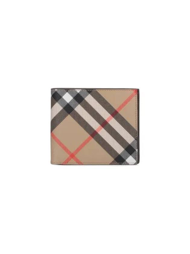 Check Card Wallet Beige - BURBERRY - BALAAN 4