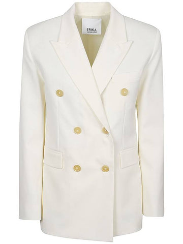 Erika Cavallini Semi-Couture Jackets White - ERIKA CAVALLINI - BALAAN 1