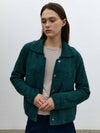 Wishpearl Collar Cardigan Deep Green - KILHOUETTE - BALAAN 2