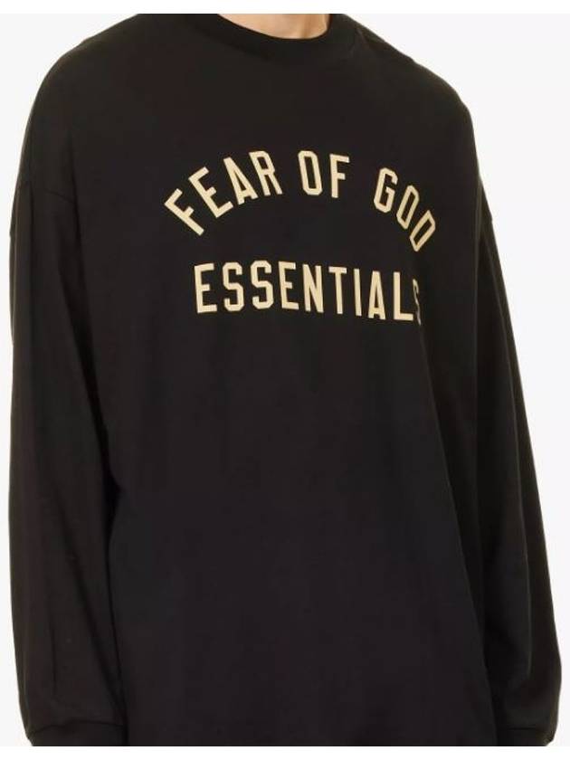 Jersey Long Sleeve T-Shirt Black - FEAR OF GOD ESSENTIALS - BALAAN 5