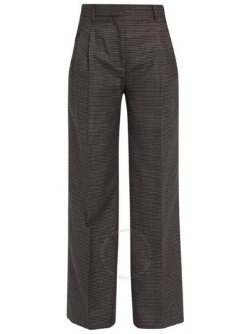 Burberry Gaelle Puppytooth Tailored Wool Trousers Brand Size 4 US Size 2 - BURBERRY - BALAAN 1