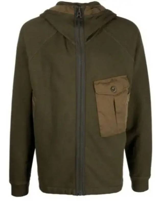 Ten c pocket zip up jacket khaki 22CTCUF02148A06455 - TEN C - BALAAN 1