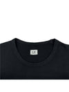 Lens Wappen Cotton Sweatshirt Black - CP COMPANY - BALAAN 6