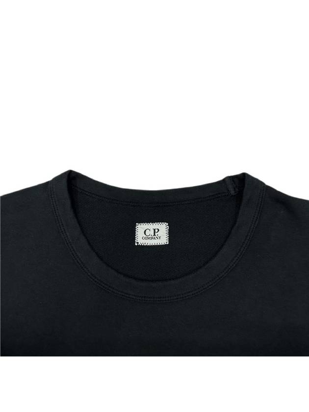 Lens Wappen Cotton Sweatshirt Black - CP COMPANY - BALAAN 6