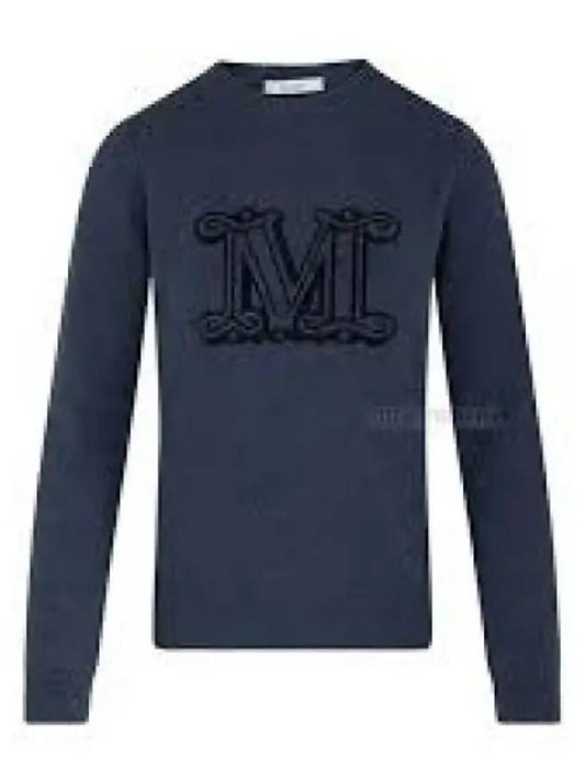 Women's Bimba Cashmere Knit Top Navy - MAX MARA - BALAAN 2