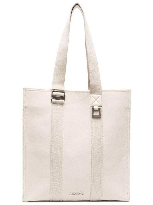 Le Cabas Cuedra Cotton Tote Bag White - JACQUEMUS - BALAAN 1