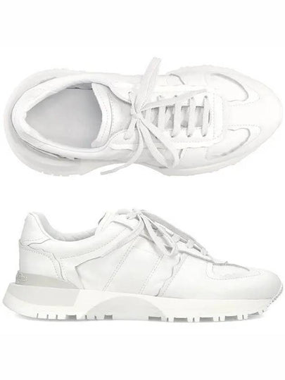 5050 Runner Leather Low Top Sneakers White - MAISON MARGIELA - BALAAN 2