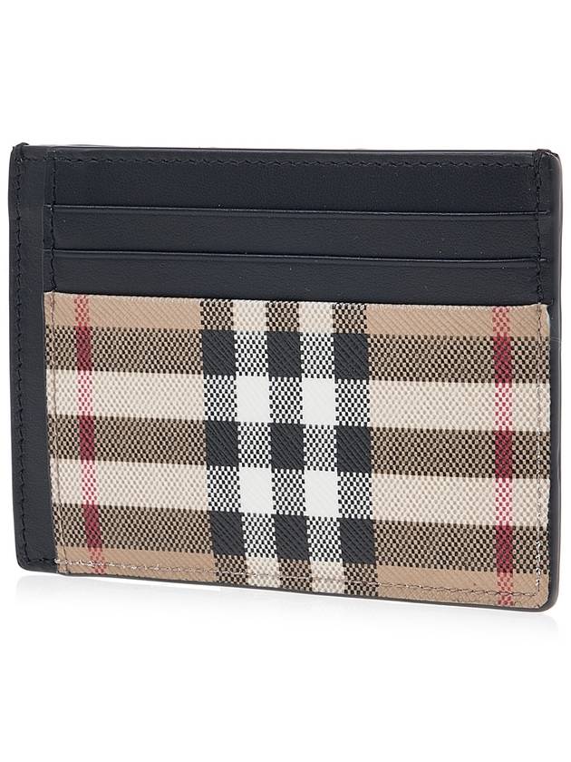 Vintage Check Money Clip Card Wallet Archive Beige - BURBERRY - BALAAN 3