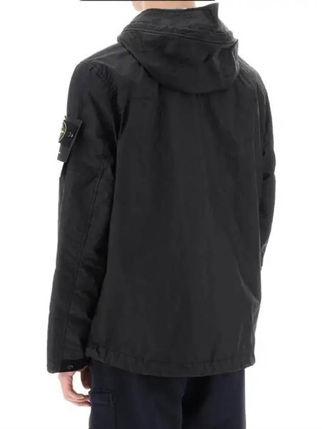 Membrana 3L TC Hooded Jacket Black - STONE ISLAND - BALAAN 4