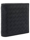 Intrecciato Small Folder Half Wallet Black - BOTTEGA VENETA - BALAAN 4