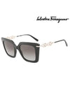 Eyewear Gradient Butterfly Sunglasses Black - SALVATORE FERRAGAMO - BALAAN 3