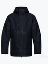 Ghost Piece Nylon Hooded Jacket Navy - STONE ISLAND - BALAAN 2