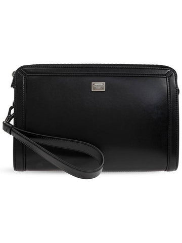 Dolce & Gabbana Leather Handbag, Men's, Black - DOLCE&GABBANA - BALAAN 1