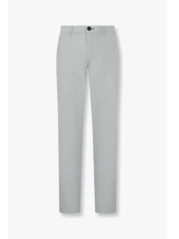 PS Square Logo Patch Chino Pants Gray - PAUL SMITH - BALAAN 1