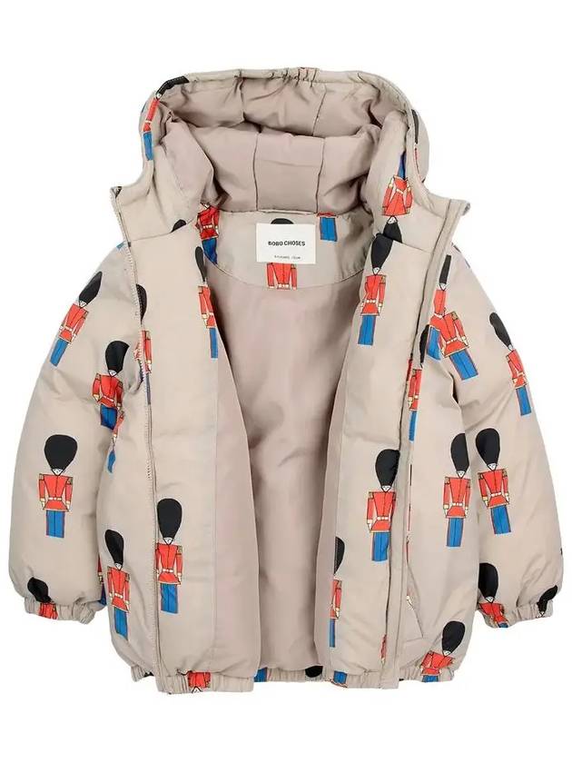 Kids Little Soldier Zip Jacket Beige B224AC135 231 - BOBO CHOSES - BALAAN 4