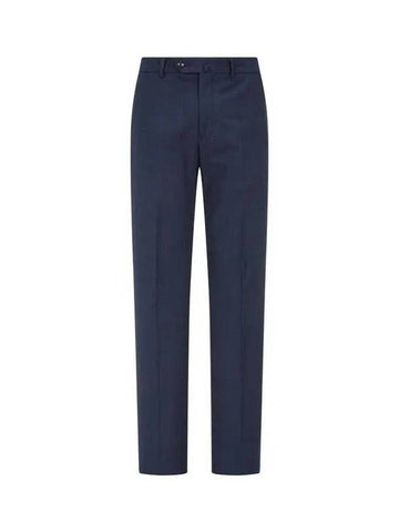 Men s Back Banding Wool Criss Pants Light Navy 271280 - EMPORIO ARMANI - BALAAN 1