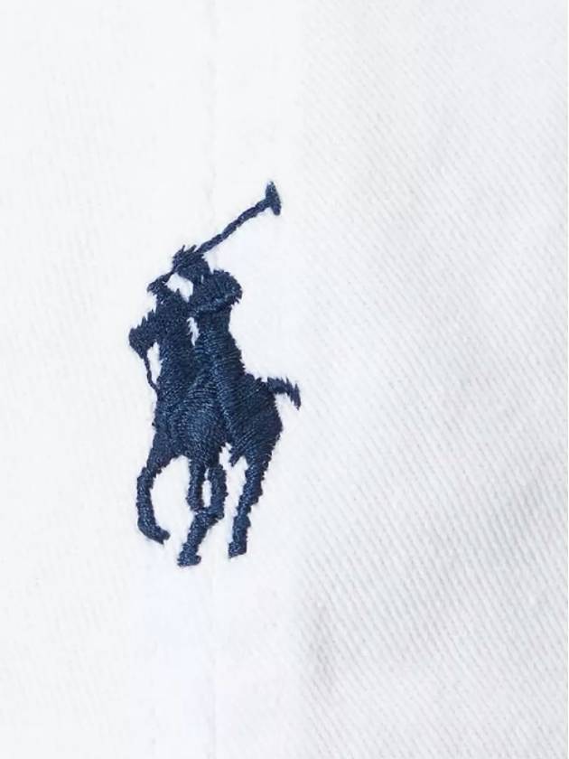 Embroidered Pony Ball Cap White - POLO RALPH LAUREN - BALAAN 4