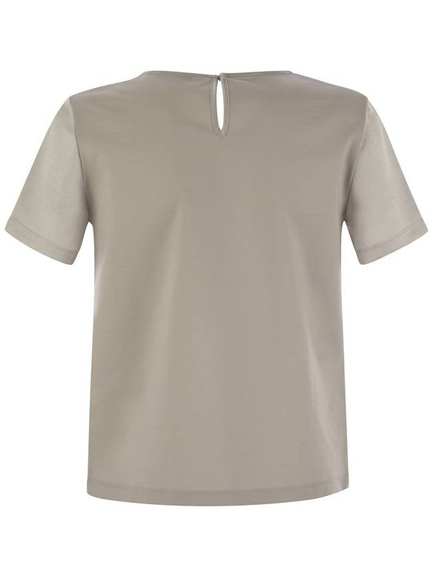 AMBURGO - Satin and jersey T-shirt - WEEKEND MAX MARA - BALAAN 2