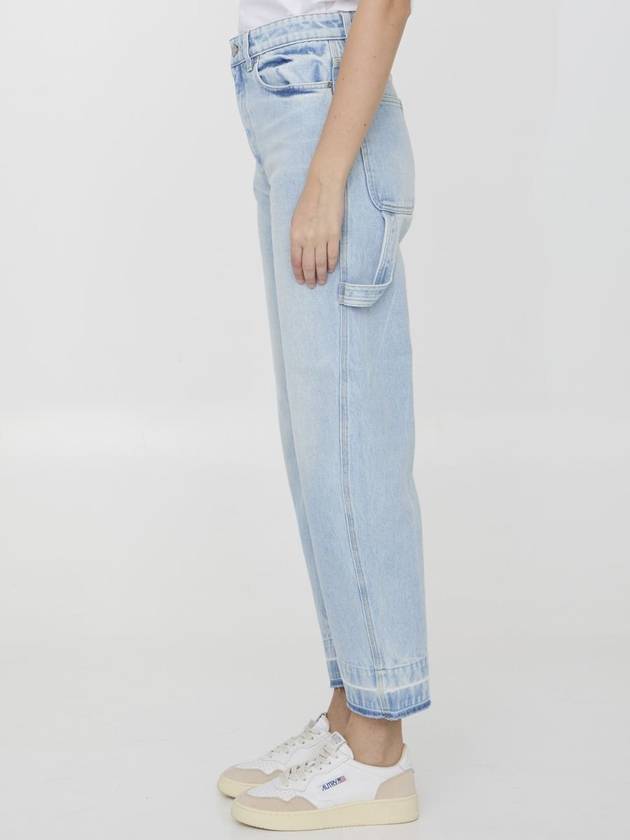 Denim Straight Pants 6D02433SPH62 4699 BLUE - STELLA MCCARTNEY - BALAAN 4