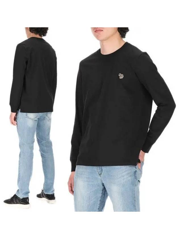 Zebra Logo Long Sleeve T-Shirt Black - PAUL SMITH - BALAAN 2