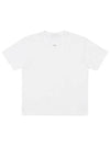 Logo Stretch Cotton Short Sleeve T-Shirt White - PRADA - BALAAN 2