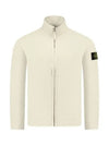 Stone Island logo patch zip up sweatshirt - STONE ISLAND - BALAAN 2