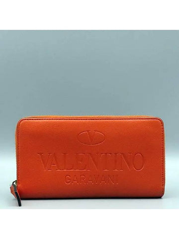 orange long wallet - VALENTINO - BALAAN 1