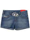 De Lyla Denim Shorts Blue - DIESEL - BALAAN 10