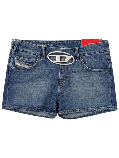 De Lyla Denim Shorts Blue - DIESEL - BALAAN 2