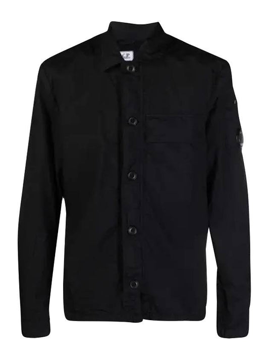 Pocket Lens Over Jacket Black - CP COMPANY - BALAAN 1