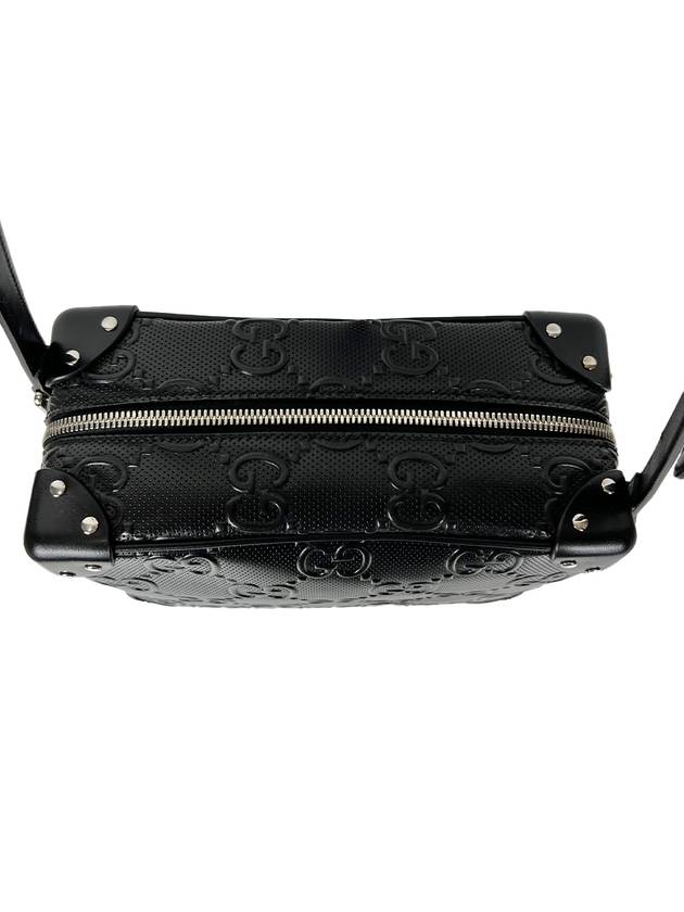 GG emboss black messenger bag 626363 - GUCCI - BALAAN 4