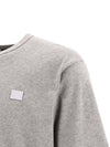 Face Logo Crew Neck Short Sleeve T-Shirt Grey - ACNE STUDIOS - BALAAN 3