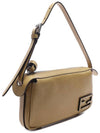 Simply Mini Leather Shoulder Bag Beige - FENDI - BALAAN 4