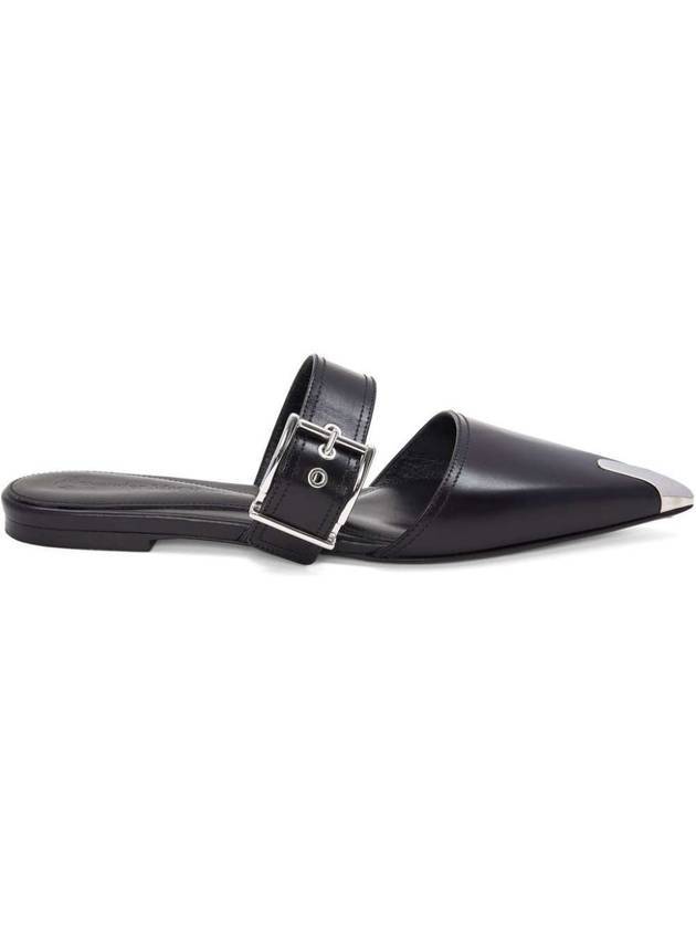 Punk Flat Mules Black - ALEXANDER MCQUEEN - BALAAN 1