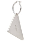 Women's Triangle Logo Earrings Pink - PRADA - BALAAN 6