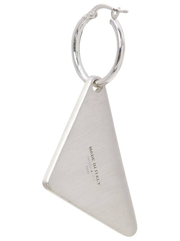 Women's Triangle Logo Earrings Pink - PRADA - BALAAN 6