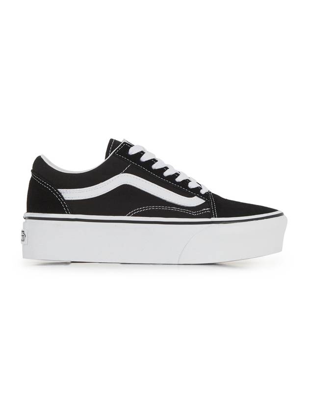 Old Skool Stackform Suede Canvas Low Top Sneakers Black - VANS - BALAAN 1