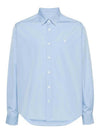 De Coeur Classic Cotton Long Sleeve Shirt Blue - AMI - BALAAN 1