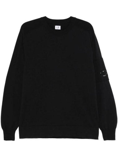 CP Company Sweater 17CMKN051A00 5528A 995 Black - CP COMPANY - BALAAN 1