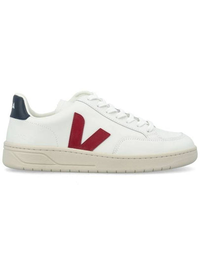 V 12 Red Logo Low Top Sneakers White - VEJA - BALAAN 2