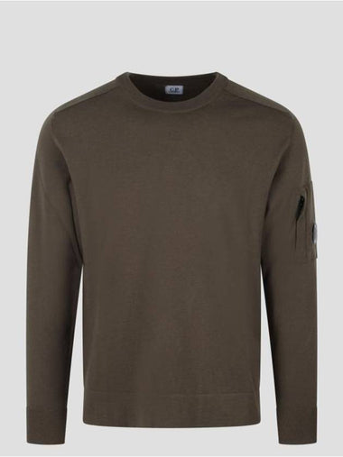 CP Company Sweater 17CMKN051A 005528A IVY GREEN 683 - CP COMPANY - BALAAN 1