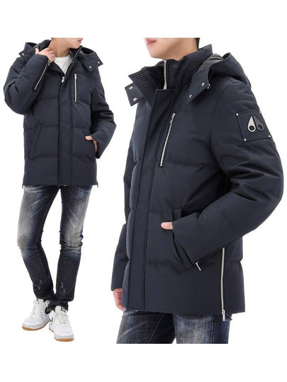 Cloud 3Q Hooded Down Padding Navy - MOOSE KNUCKLES - BALAAN 2