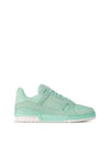 LV Trainer Low Top Sneakers Green - LOUIS VUITTON - BALAAN 1