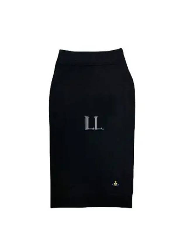 Women's Bea Wool Knit Pencil Skirt Black - VIVIENNE WESTWOOD - BALAAN 2