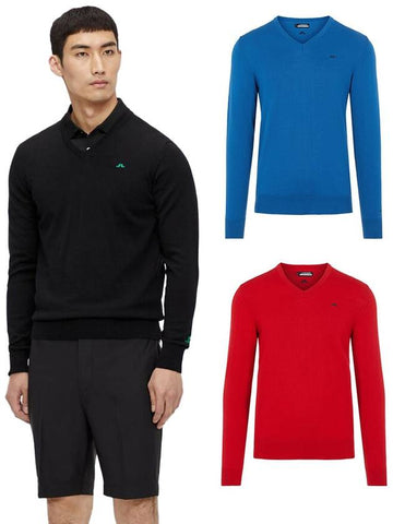 Lymann V-Neck Golf Sweater GMKW02531 - J.LINDEBERG - BALAAN 1