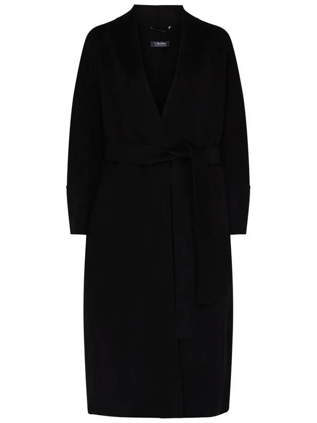 Color CALLA belted wool coat black 2390160839 013 - MAX MARA - BALAAN 2