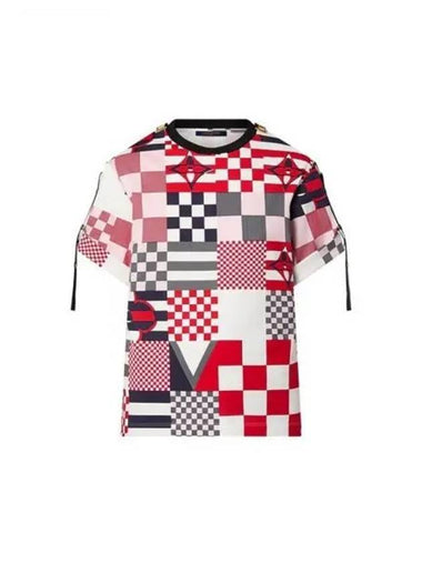 Graphic LV AC Print T Shirt 1AFZEF - LOUIS VUITTON - BALAAN 1