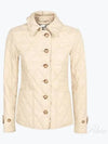 Diamond Quilted Thermoregulated Jacket New Chino Beige - BURBERRY - BALAAN 2