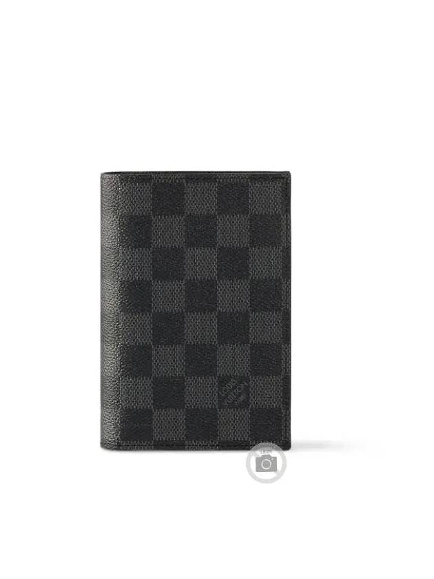 Logo Damier Canvas Passport Wallet Grey - LOUIS VUITTON - BALAAN 3